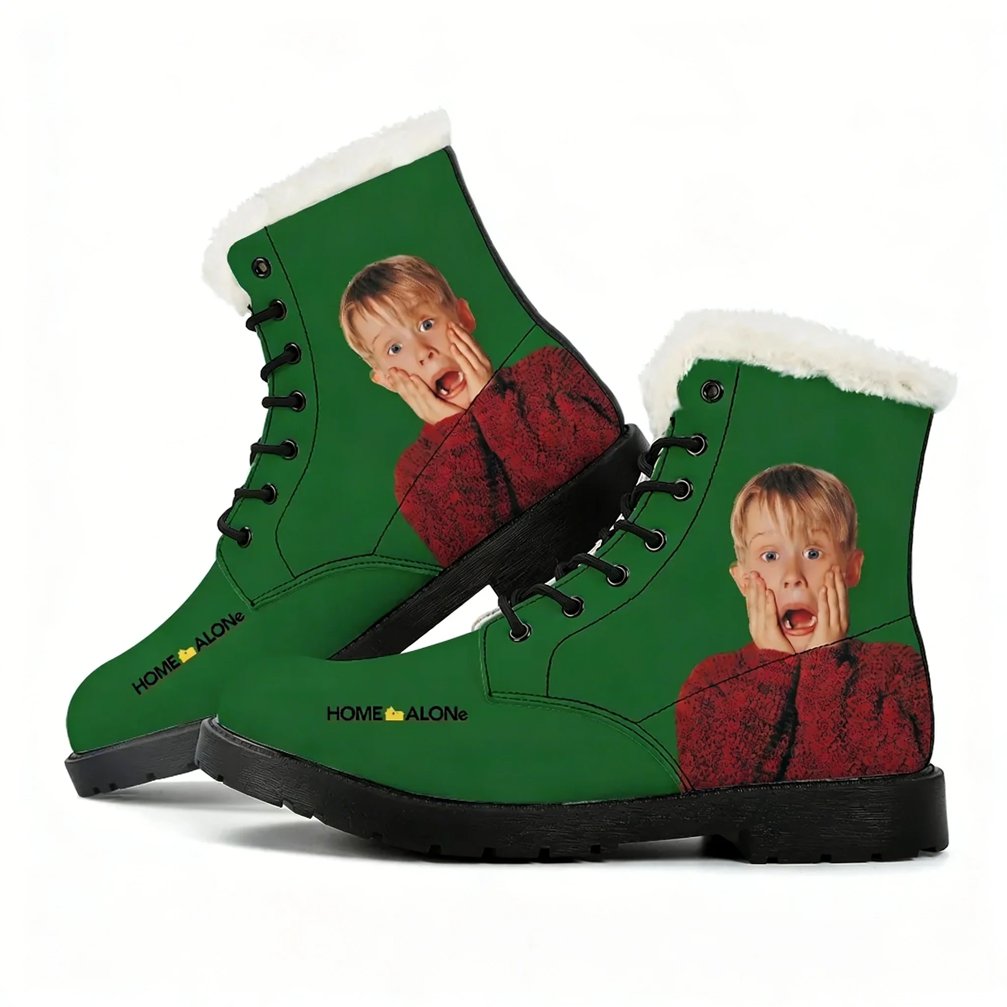 Home Barca - Botas de felpa Home Alone para