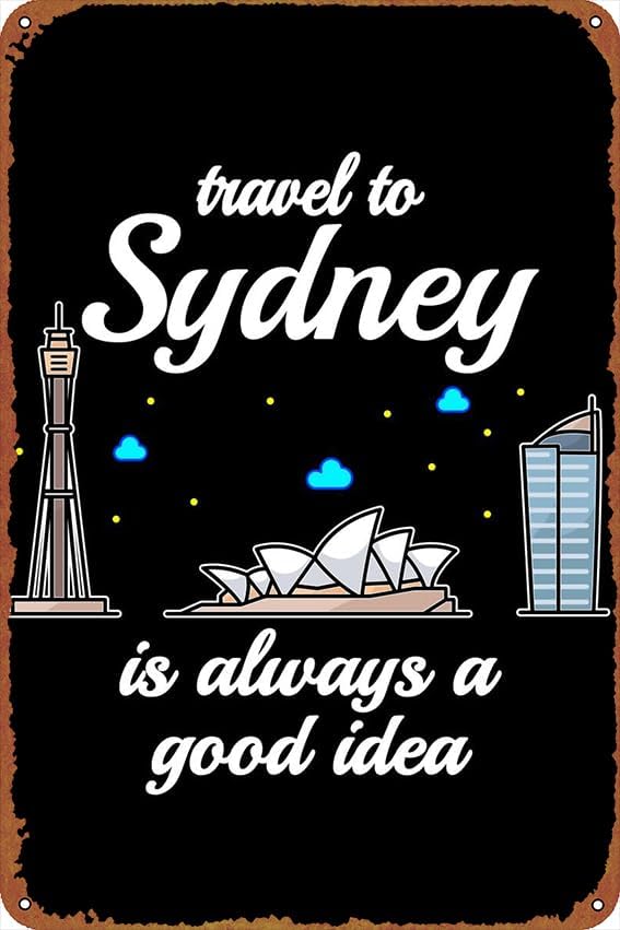 Home Bar Sydney - Póster de Viaje a Sídney, Letreros