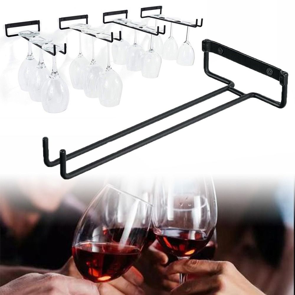 Home Bar Stand - Soporte para copas montado en la
