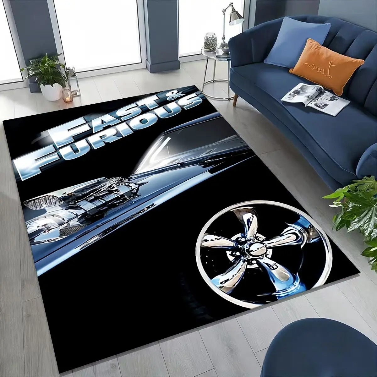 Home Bar Lounge - Alfombra Decorativa de Moda con Diseño