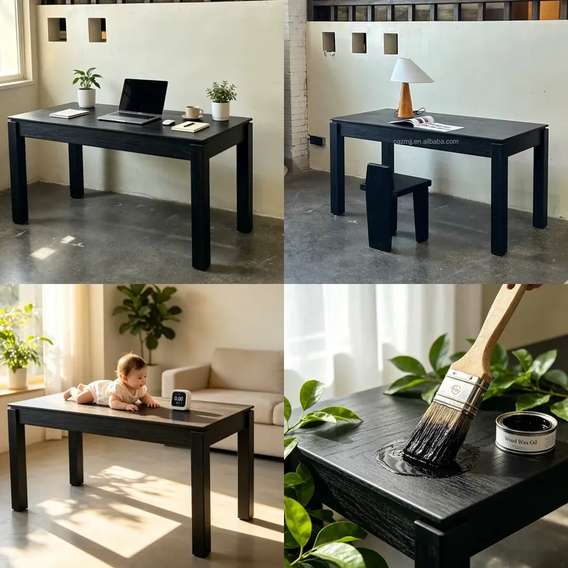Home Bar Lounge - Mesa de Bar de Madera Maciza,