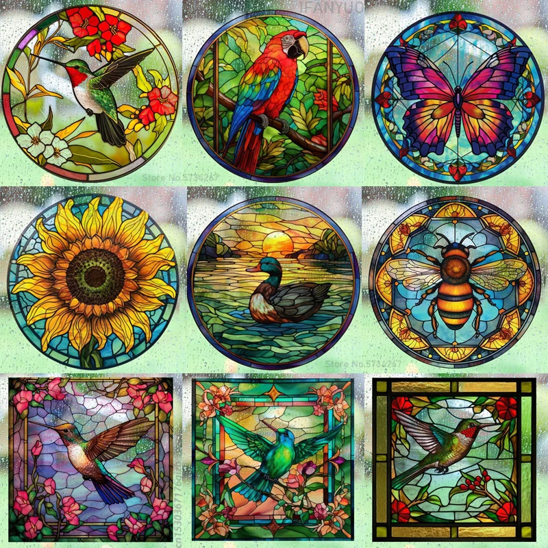 Old Fashioned Glass - Pegatinas electrostáticas de vidrio para ventana,