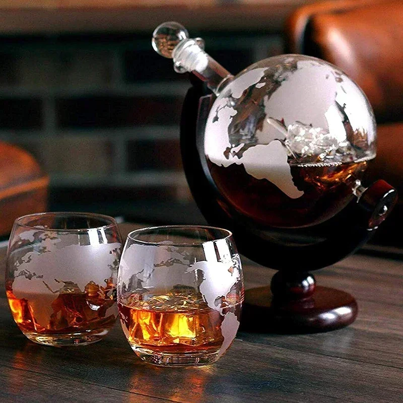 Decanter Globe Set - Juego de decantador de globo creativo