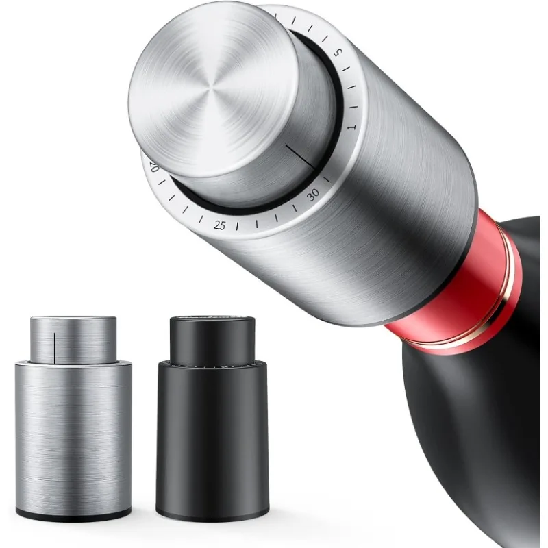 Wine Preservation Pump - Tapones para botellas de vino, tapón