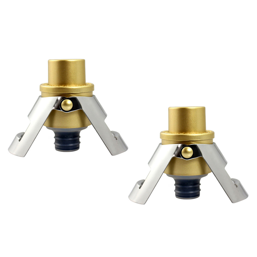 Wine Preservation Pump - 2 tapones de acero inoxidable con
