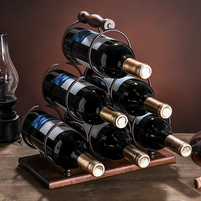 Home Bar Setup - Estante creativo para vino tinto, decoración
