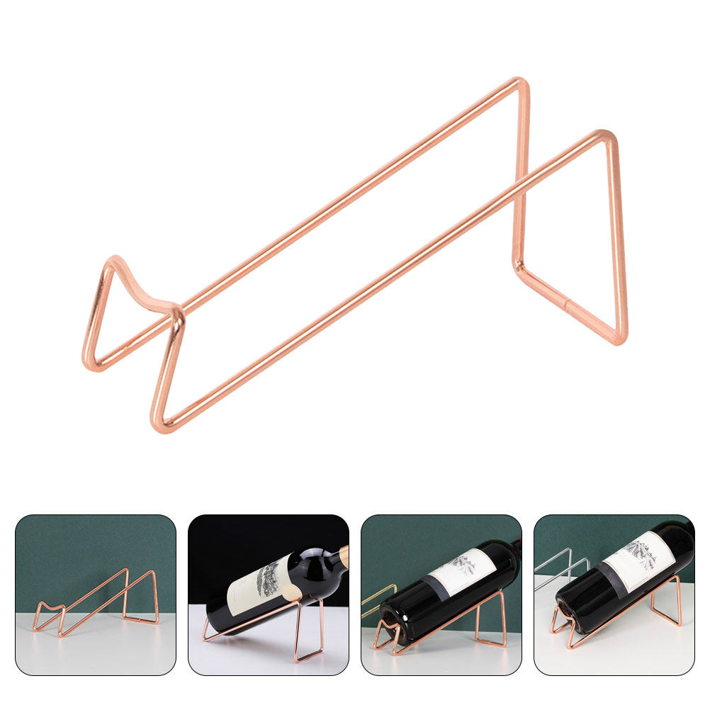 Home Bar Stand - Soporte Minimalista de Hierro para Botellas