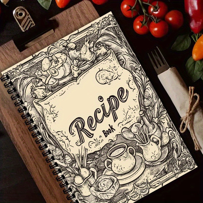 Cocktail Recipe Book - Libro de Recetas Personalizado A5, Planificador,
