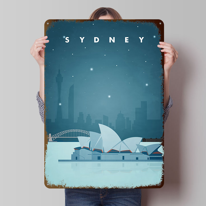 Home Bar Sydney - Póster de Viaje de Sídney, Letreros