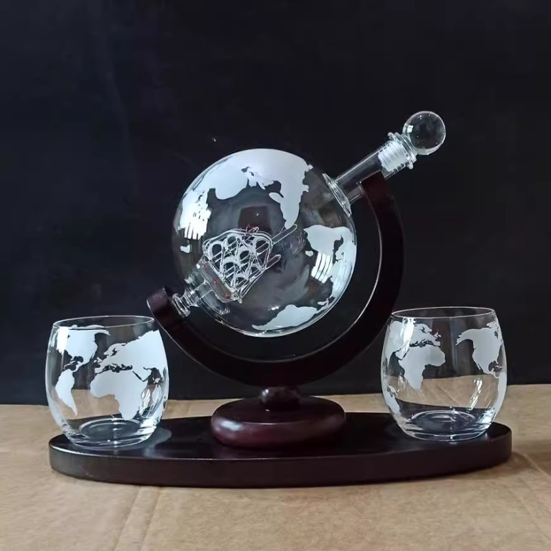 Juego de Decantador de Whisky  - Decanter Globe Set reseña y precio