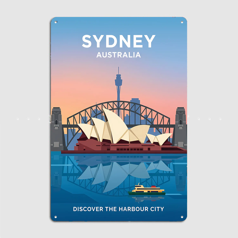 Pósteres de paisajes turístico - Home Bar Sydney reseña y precio