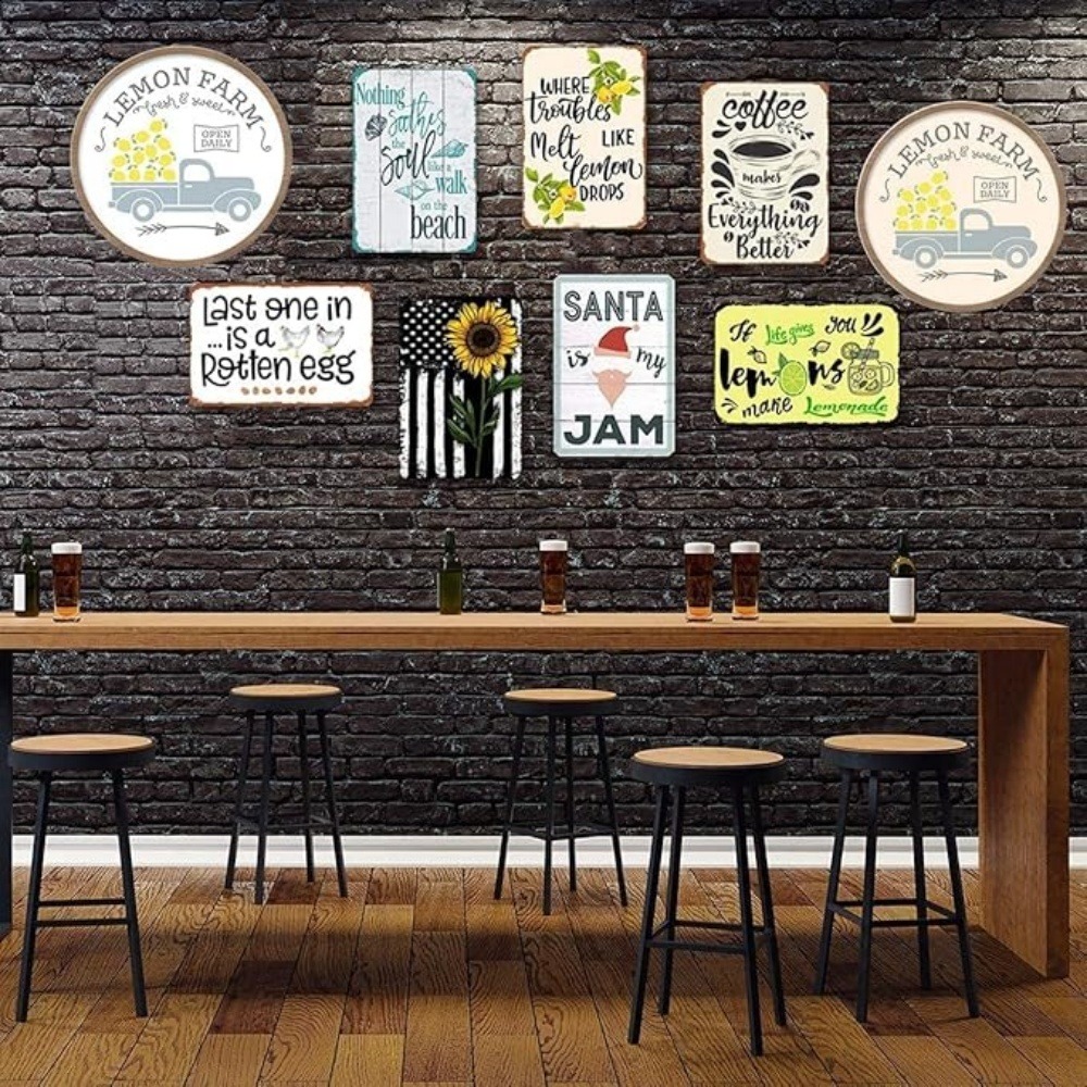 CIFBUY Arte de pared de alumin - Home Bar Set reseña y precio