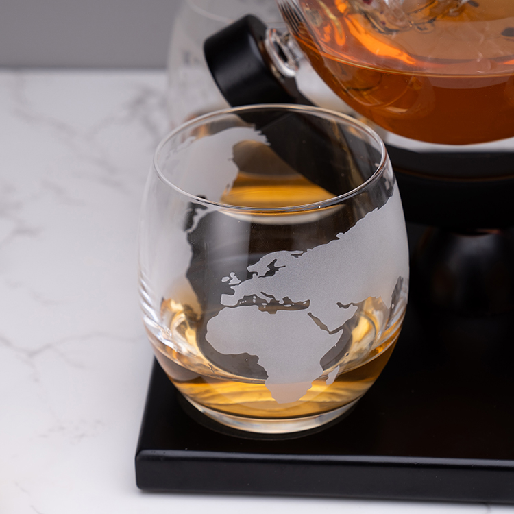 Juego de decantador de whisky  - Decanter Globe Set reseña y precio