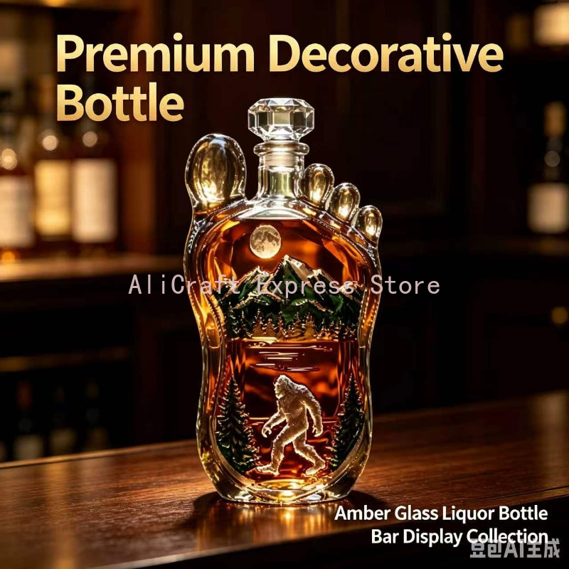 Decantador de whisky con forma - Home Bargains reseña y precio