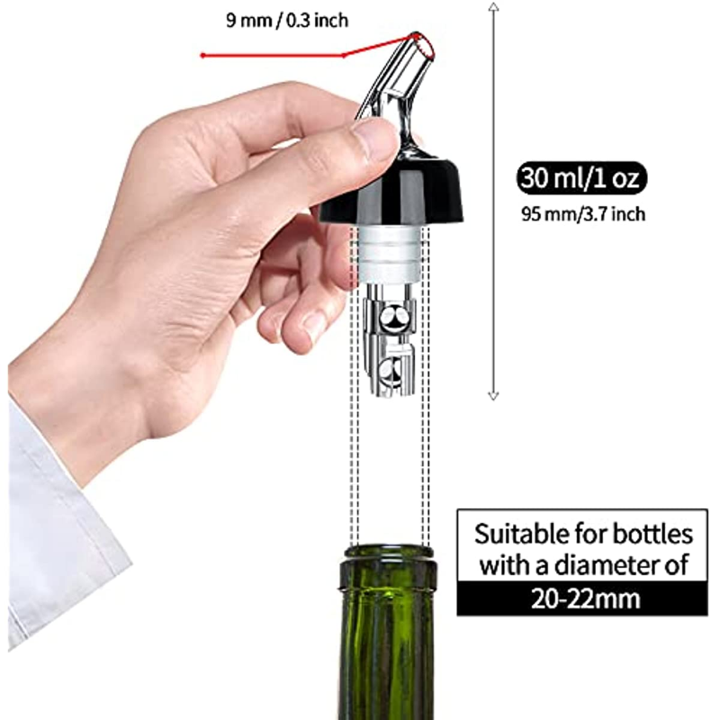 Vertedor de botellas medido au - Home Bar Set reseña y precio