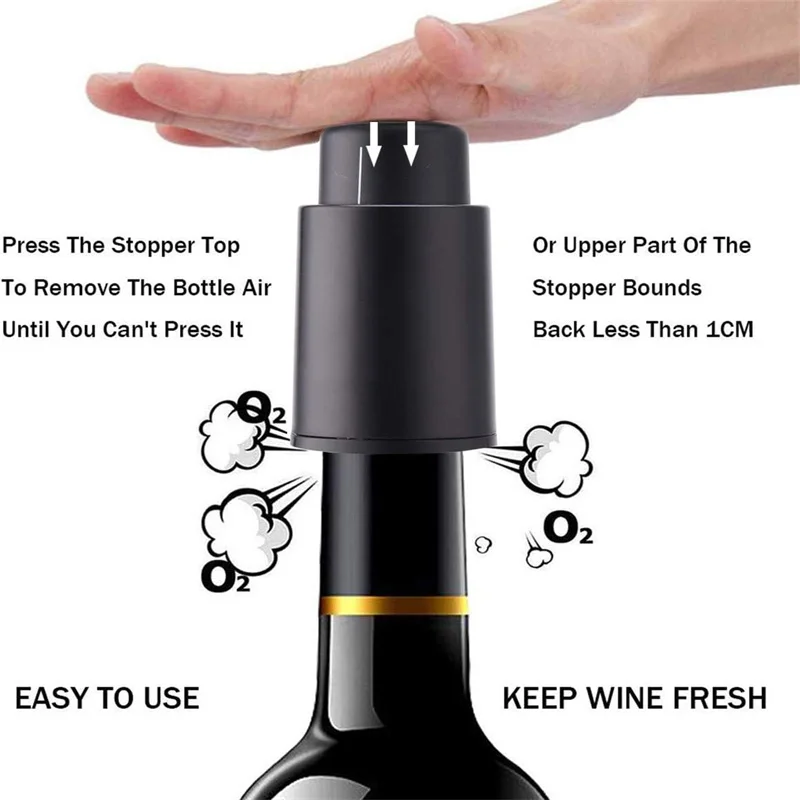Conservador de vino al vacío c - Wine Preservation Pump reseña y precio