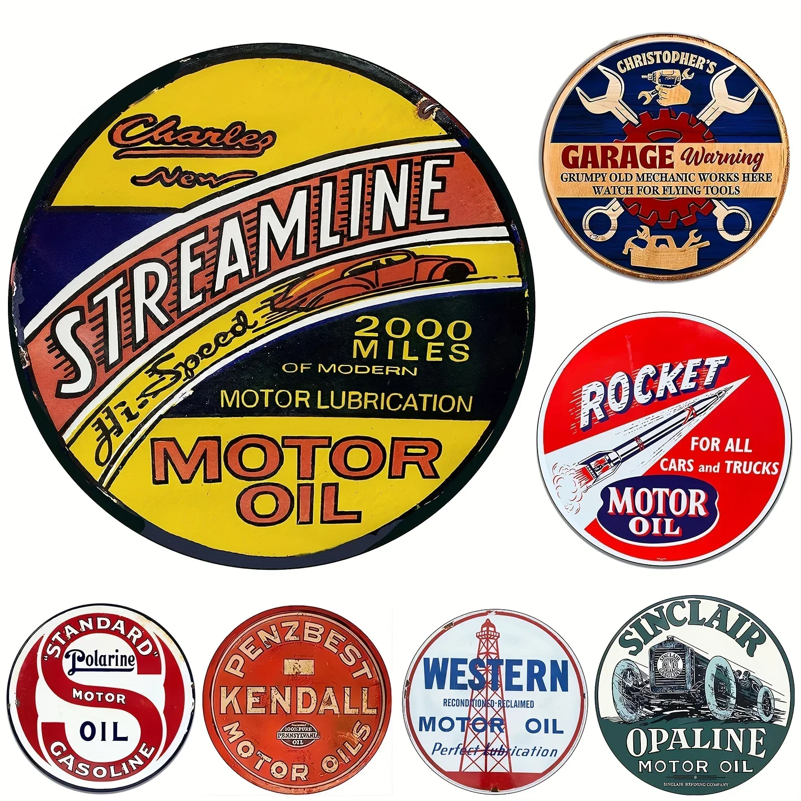 Letrero de aceite de Motor Vin - Home Bar And Restaurant reseña y precio