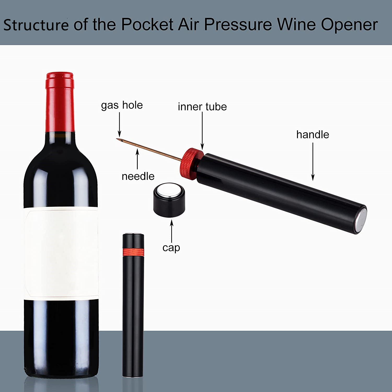 Abridor de botellas de vino po - Wine Preservation Pump reseña y precio