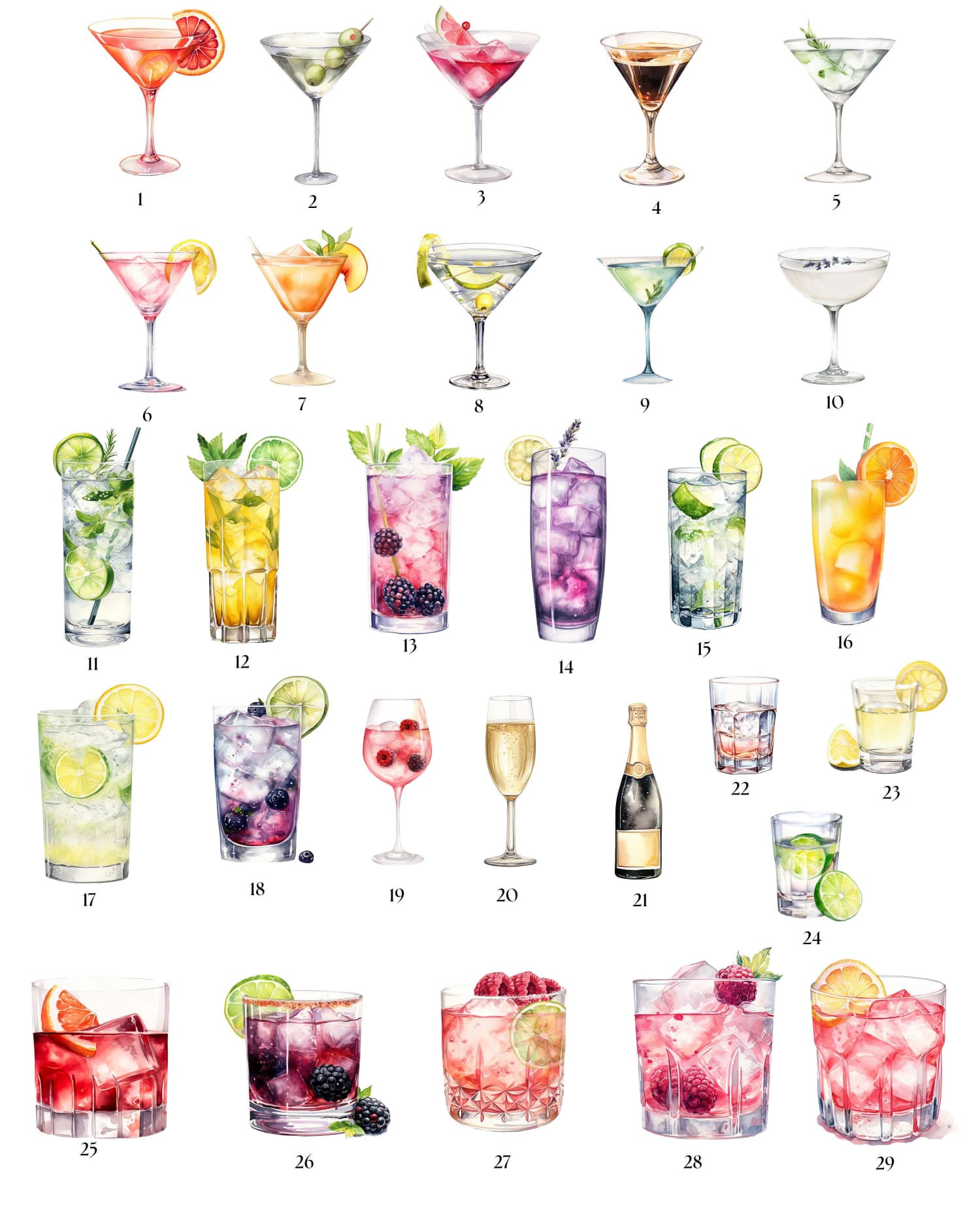 Señal de bebidas exclusiva |   - Cocktail Recipe Book reseña y precio