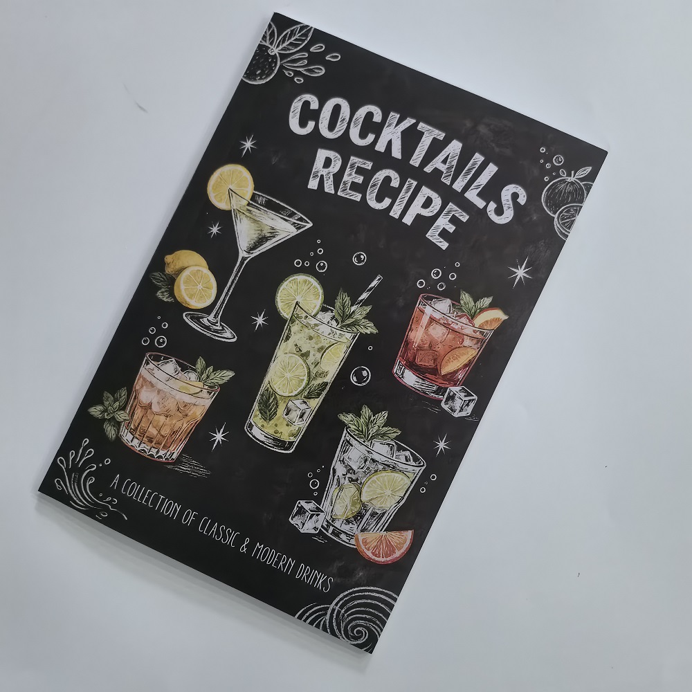 Libro de recetas de cócteles c - Cocktail Recipe Book reseña y precio