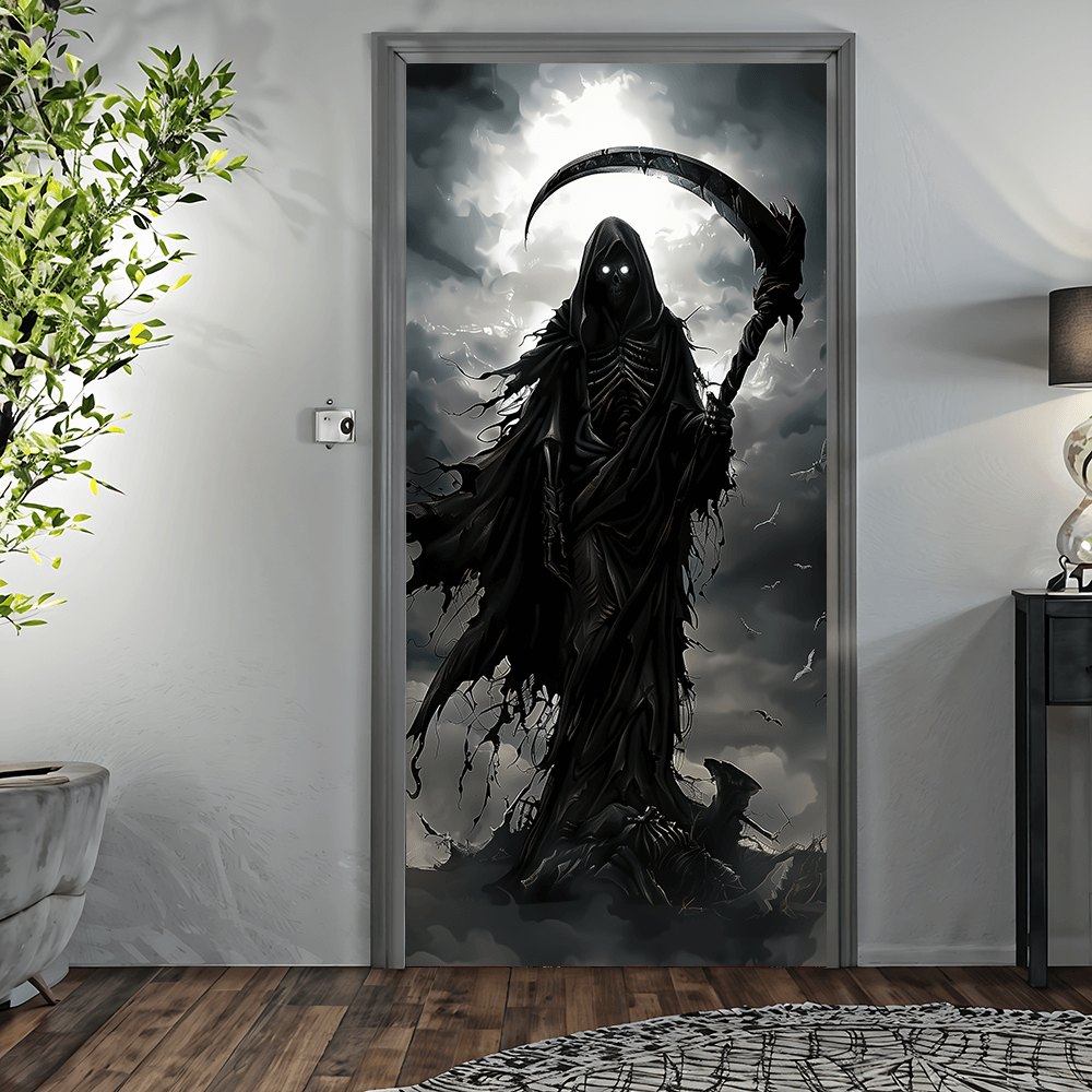 El Grim Reaper sostiene una co - Home Bargains reseña y precio