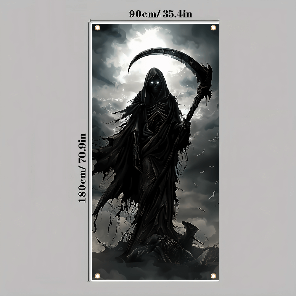El Grim Reaper sostiene una co - Home Bargains reseña y precio