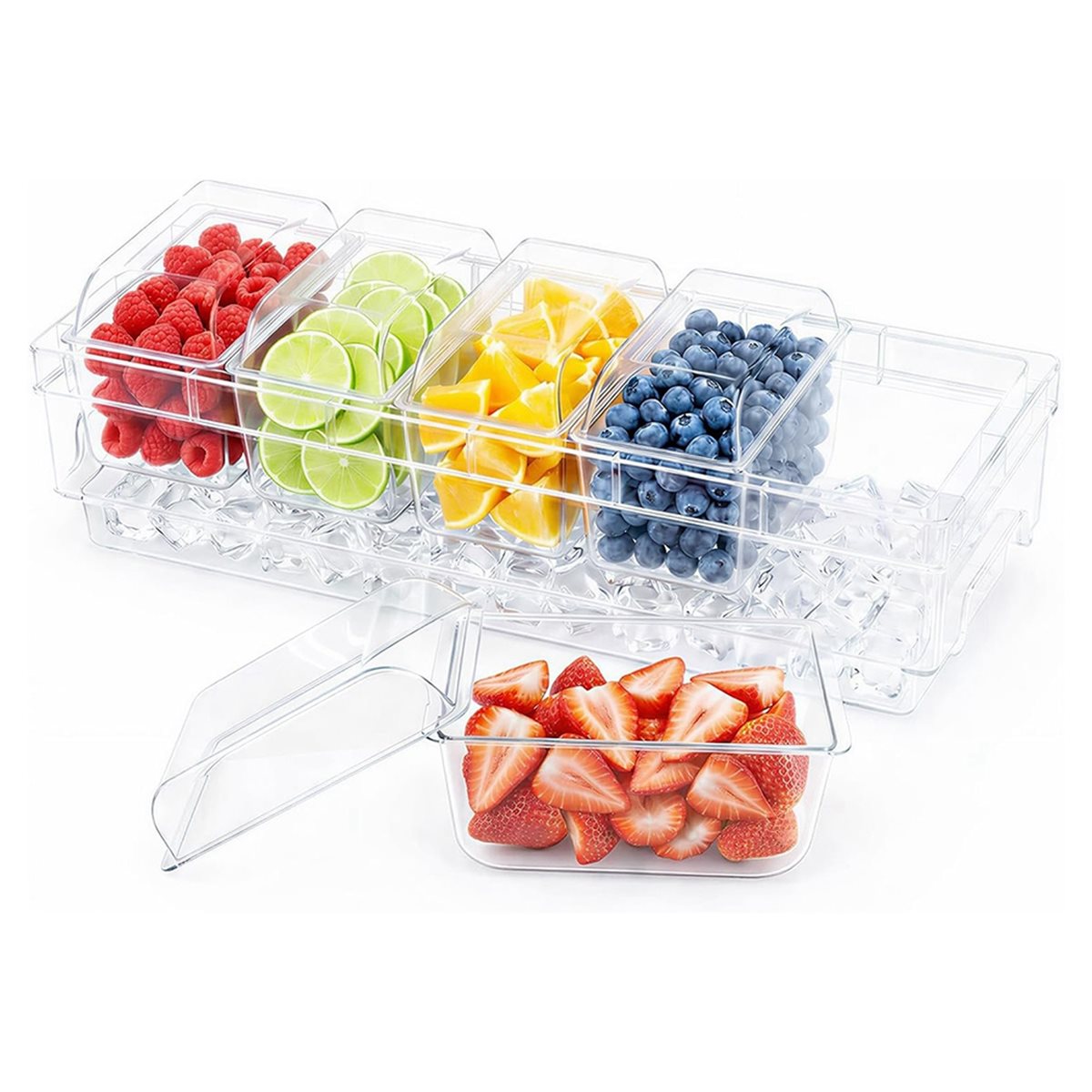 Recipientes refrigerados para  - Garnish Tray Set reseña y precio
