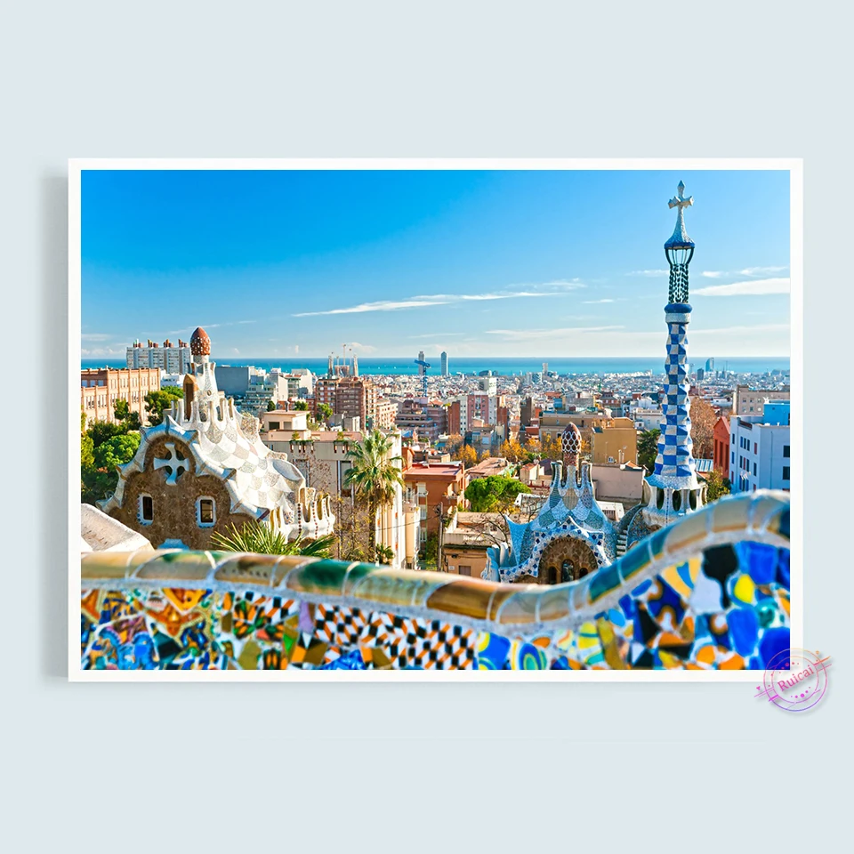 Parque Guell en Barcelona Espa - Home Barcelona reseña y precio