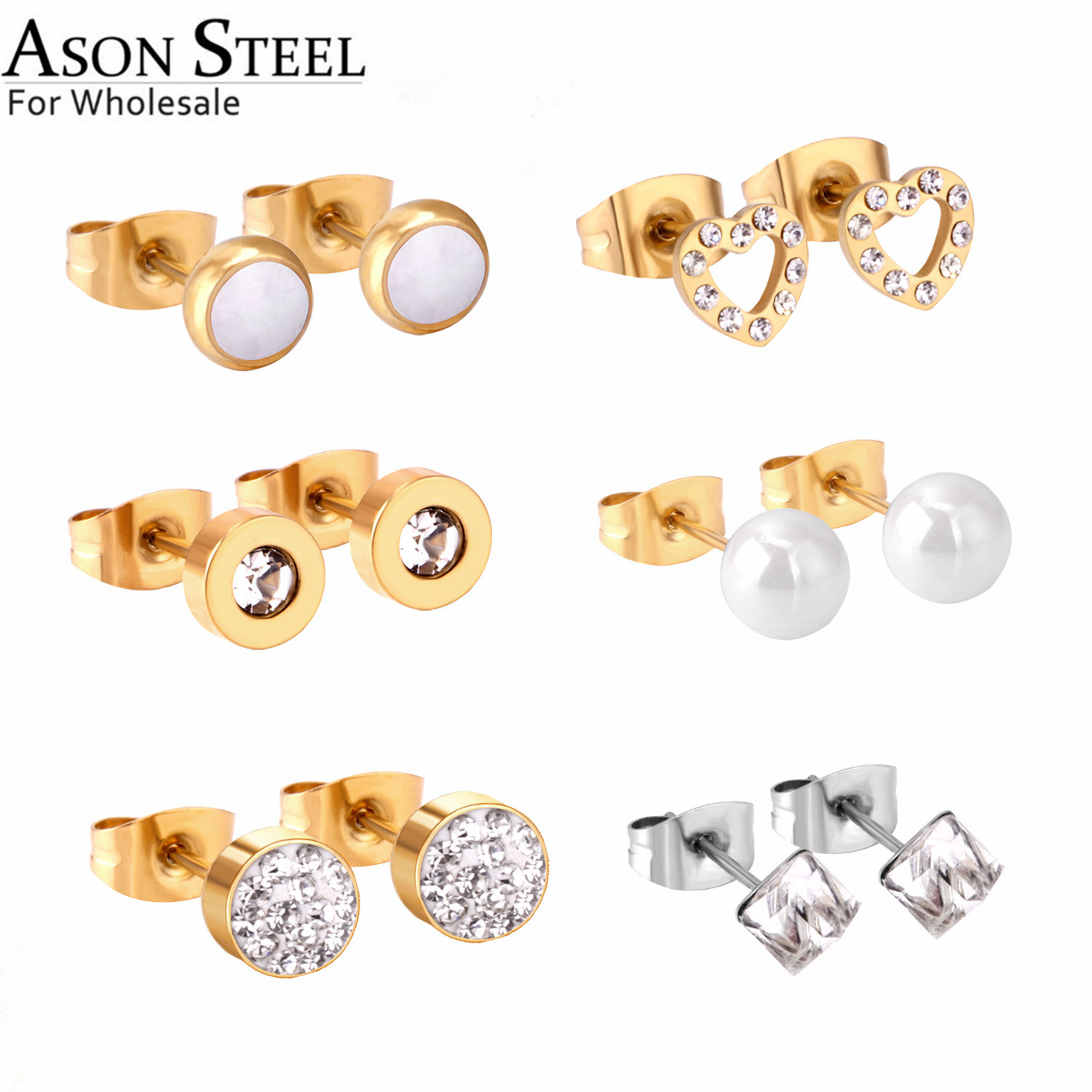 ASONSTEEL-Juego de pendientes  - Bar Cart Gold reseña y precio