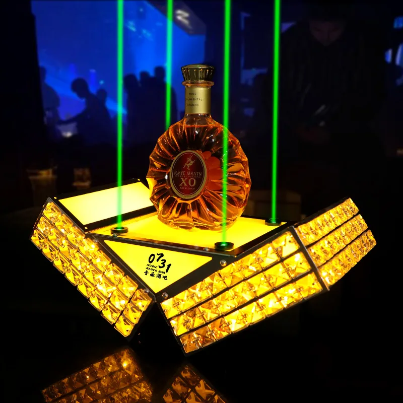 Base de luz LED con láser para - Home Bar Setup reseña y precio
