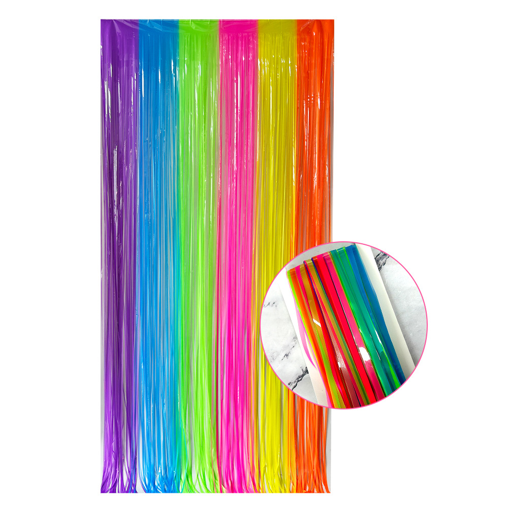 Cortina con flecos multicolor  - Home Bargains reseña y precio