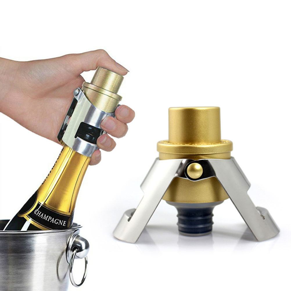 2 tapones de acero inoxidable  - Wine Preservation Pump reseña y precio