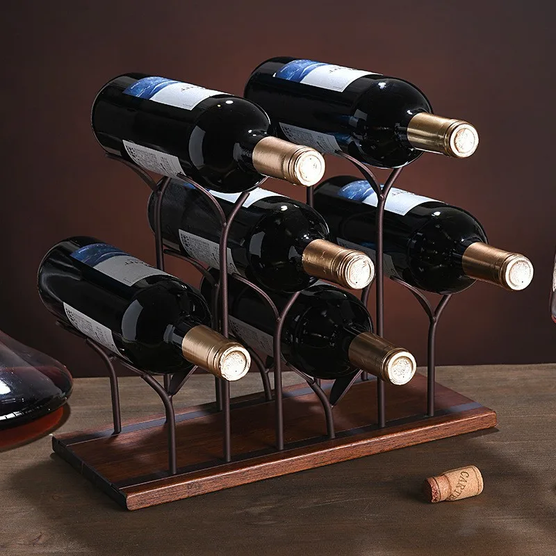 Estante creativo para vino tin - Home Bar Setup reseña y precio