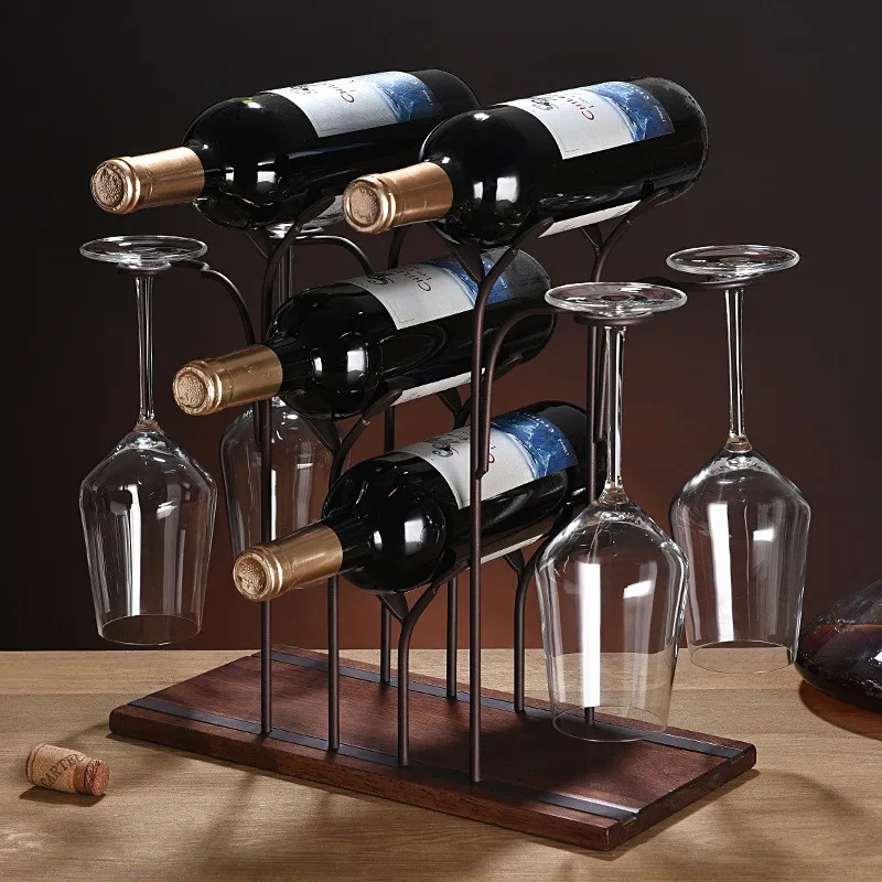 Estante creativo para vino tin - Home Bar Setup reseña y precio