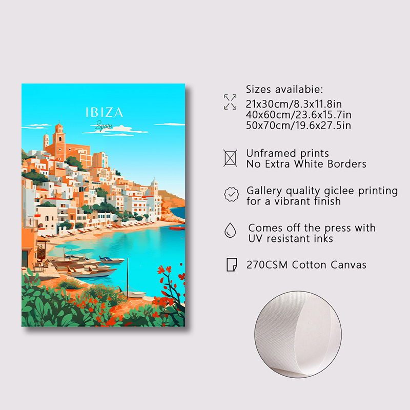 Póster de Viaje de España, pin - Home Barcelona reseña y precio