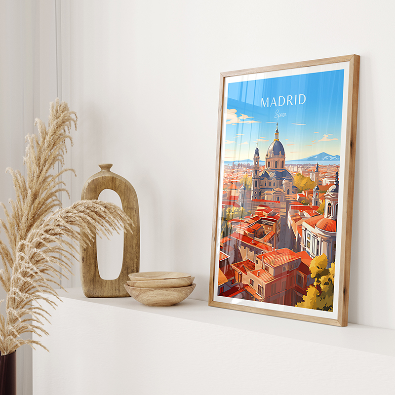 Póster de Viaje de España, pin - Home Barcelona reseña y precio