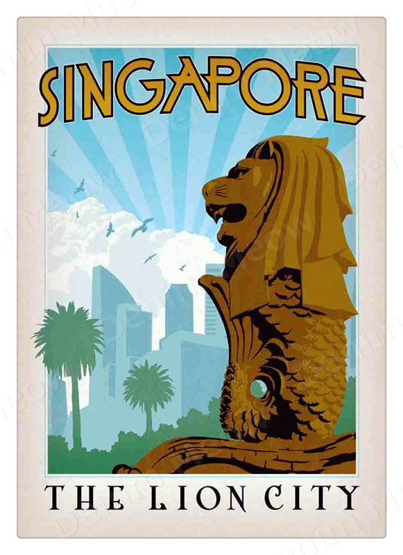 Carteles de Metal de singapur, - Home Bar Sydney reseña y precio