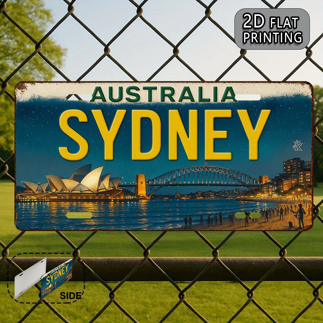 Letrero de metal con forma de  - Home Bar Sydney reseña y precio