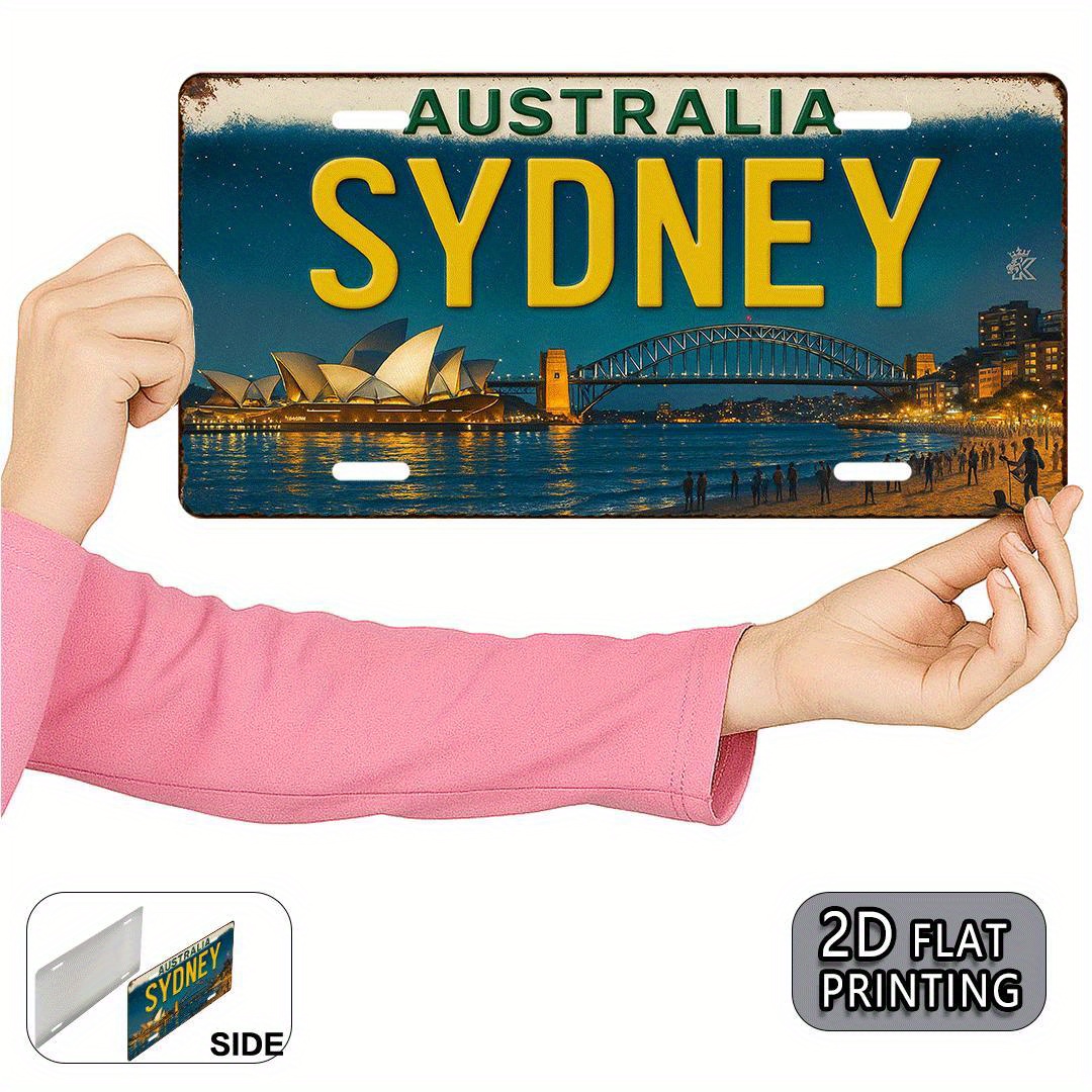Letrero de metal con forma de  - Home Bar Sydney reseña y precio