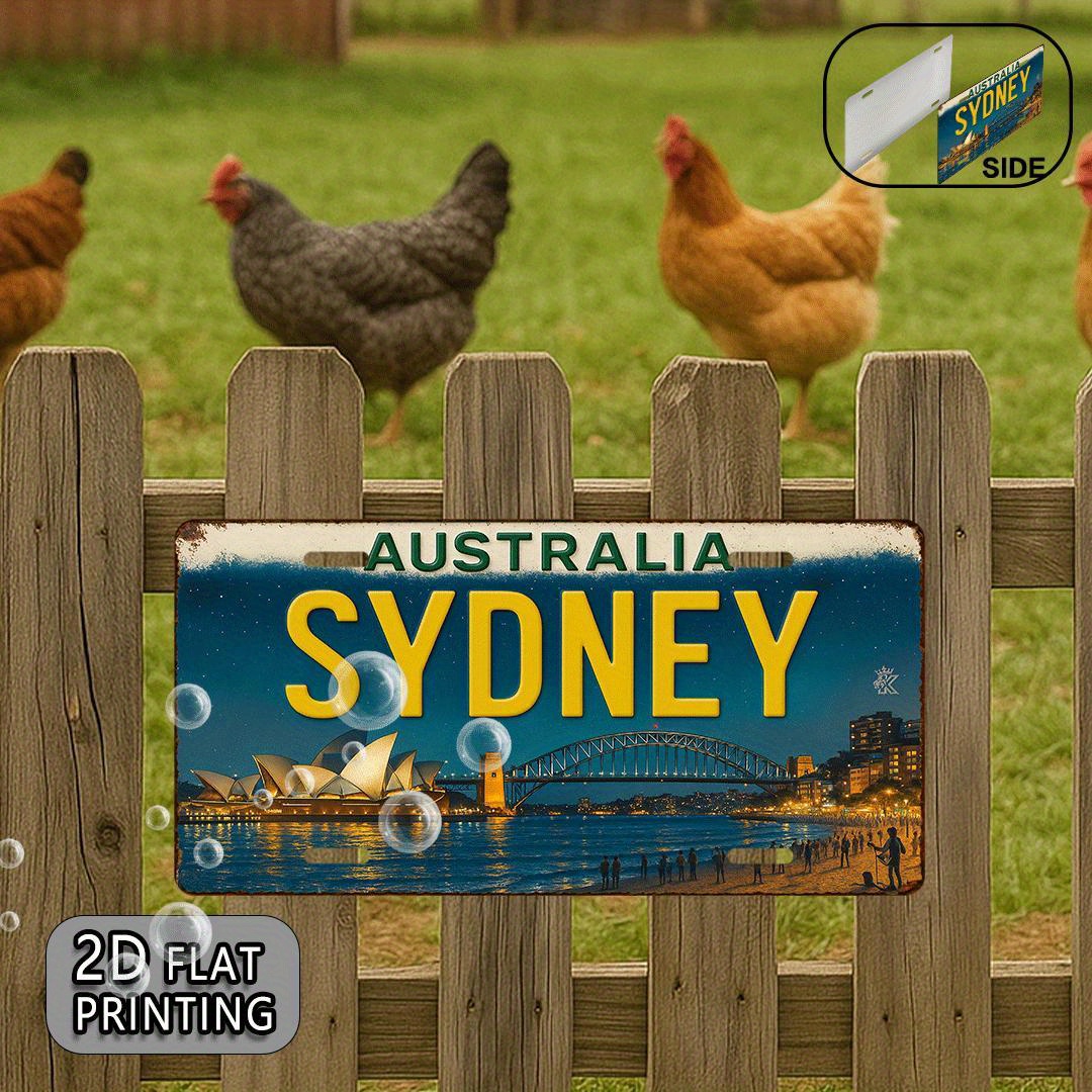 Letrero de metal con forma de  - Home Bar Sydney reseña y precio