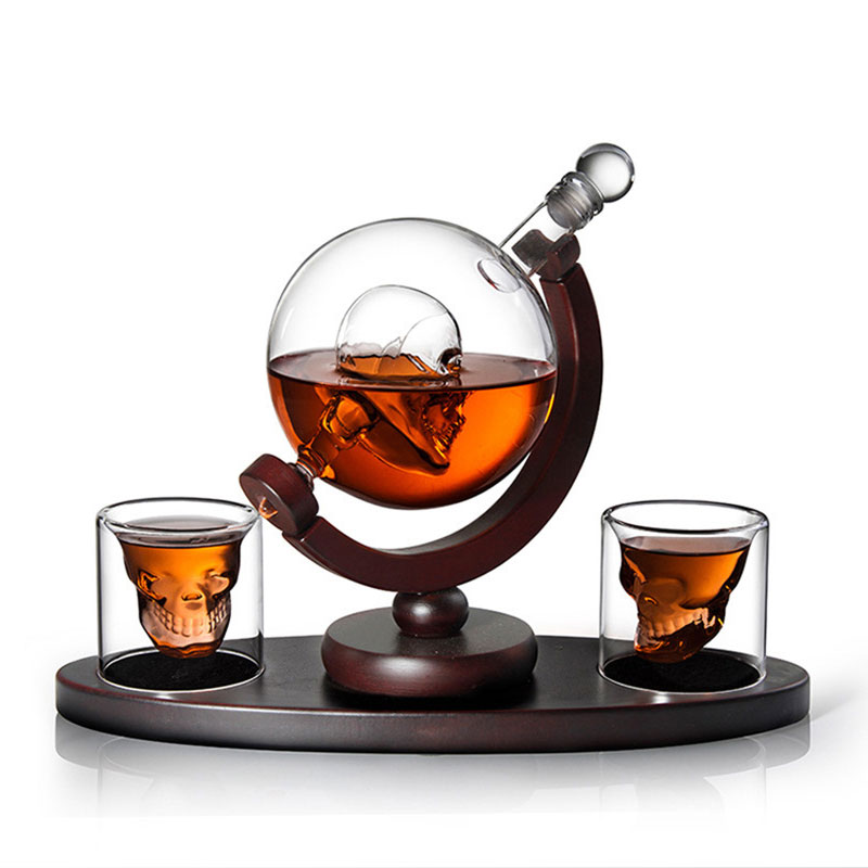 Juego de decantador de whisky  - Decanter Globe Set reseña y precio