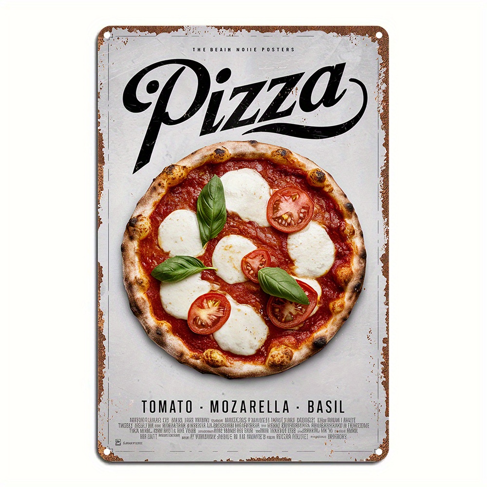 Póster de pizza vintage para d - Home Bar And Restaurant reseña y precio