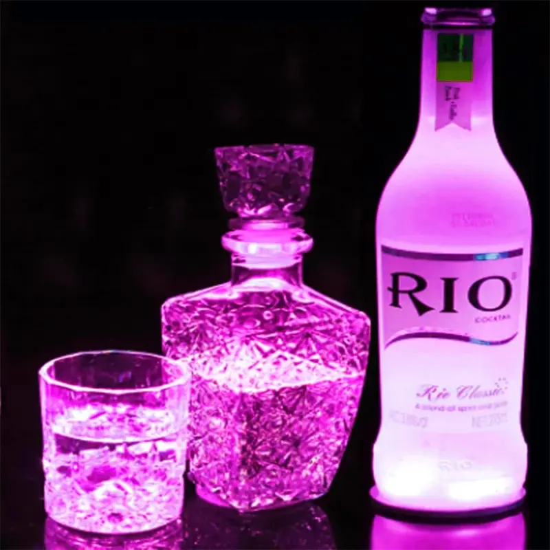 Juego de 5 posavasos LED lumin - Home Bar Setup reseña y precio