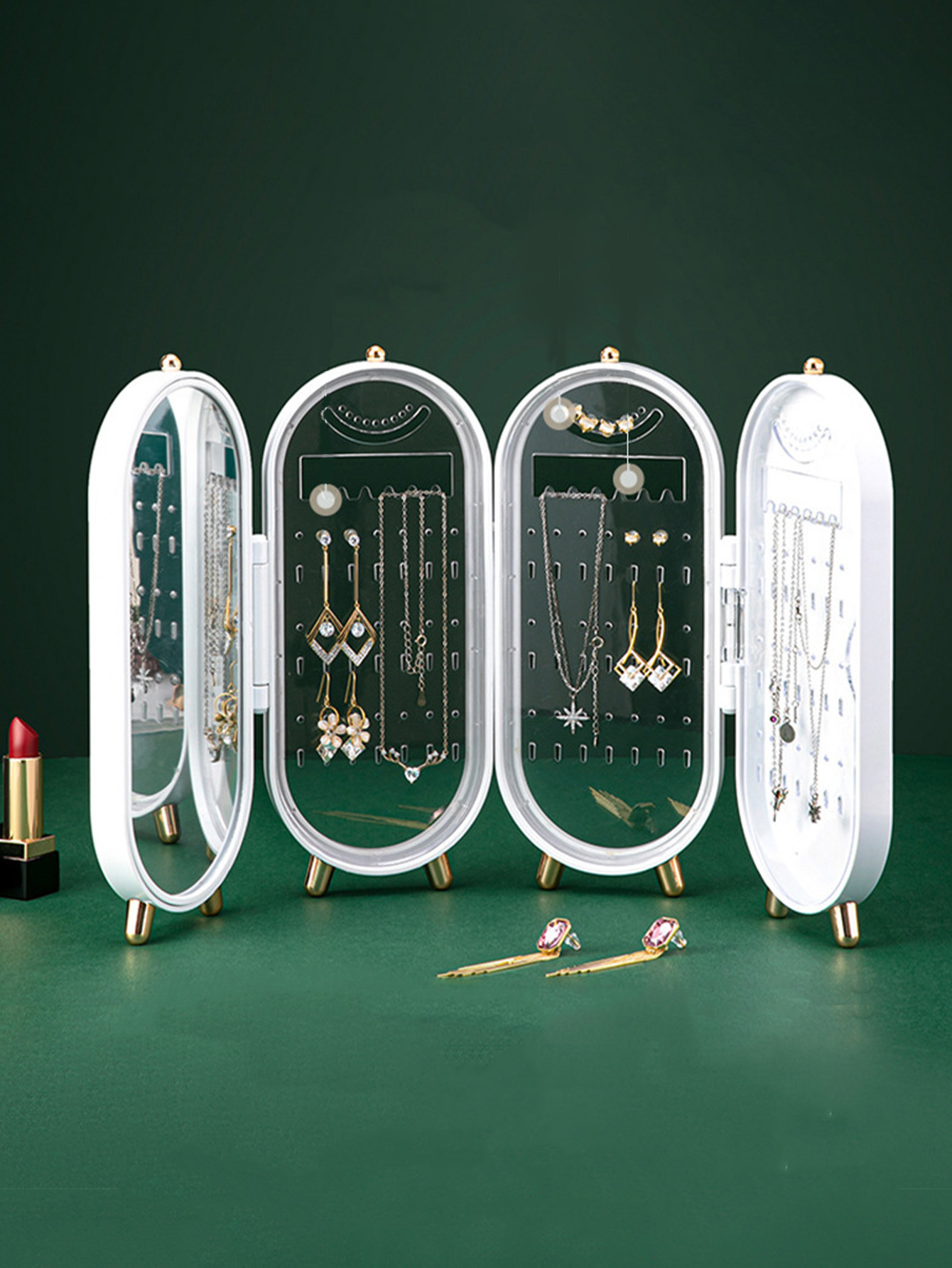 Gabinete de Almacenamiento de  - Bar Cart Gold reseña y precio